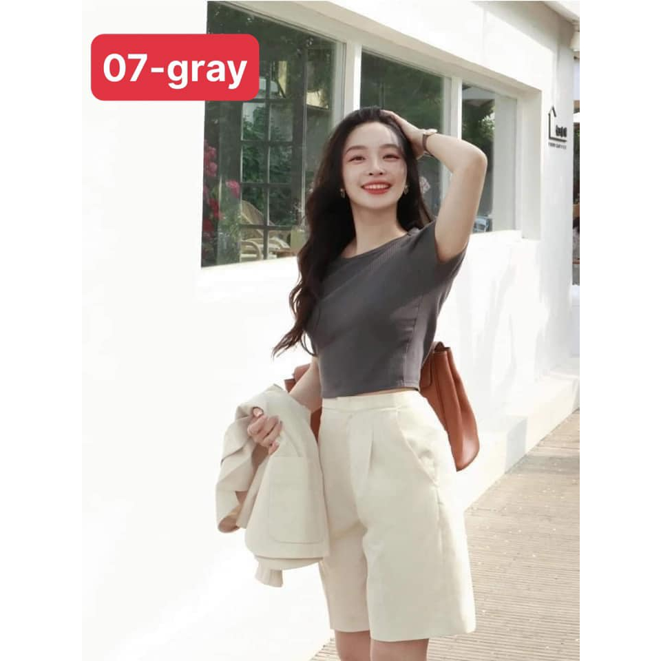 ÁO CROPTOP UNI CÁC MÀU