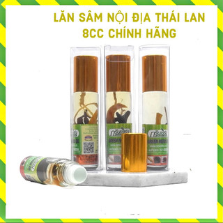 (Lố 12 Chai) Lăn Sâm Nội Địa Thái Lan Green Herb 8cc Chính Hãng
