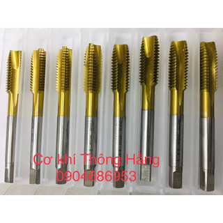 Taro thẳng HSS-E phủ TiN hiệu T.H, chuyên taro thép cứng và inox