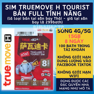 Sim 4g 5g thái lan - có sẵn data và 100bath 15 ngày - sim du lịch và công tác thái lan