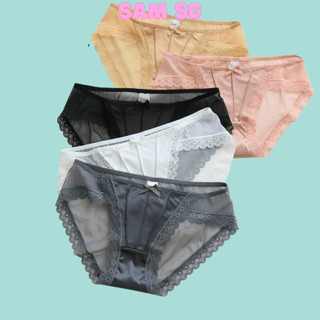 QUẦN LÓT NỮ. QUẦN LÓT LỤA VIỀN REN CAO CẤP. Hàng Loại 1. Có 2 Size M và L cho các bạn từ 40kg tới 60kg