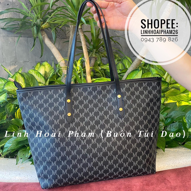 Túi xách công sở đeo vai bigsize thiết kế đơn giản có khoá kéo