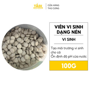 Viên nén vi sinh tạo môi trường vi sinh cho hồ cá, bể cá thủy sinh 100g