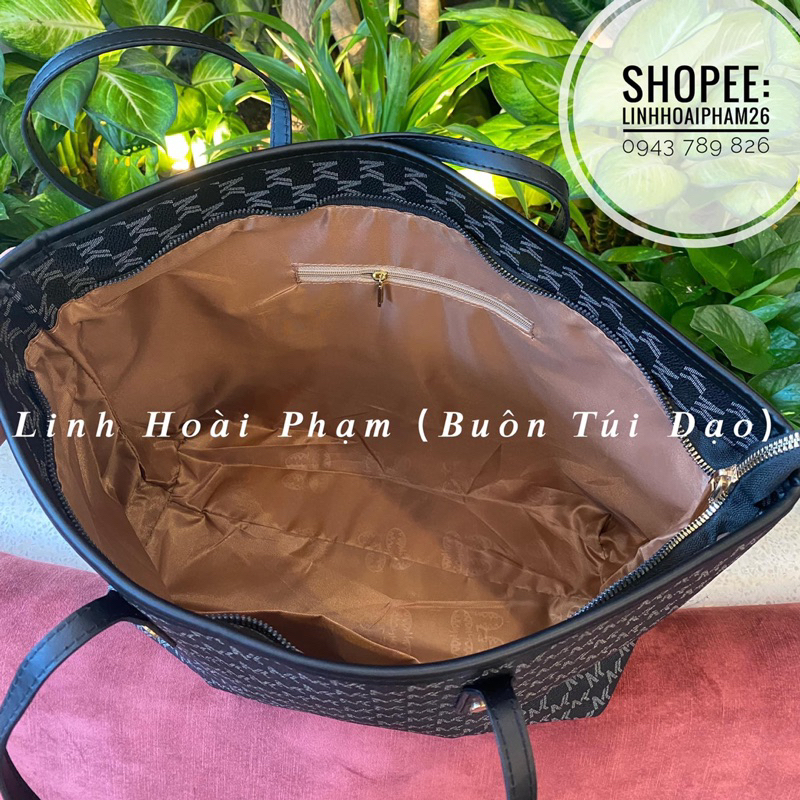 Túi xách công sở đeo vai bigsize thiết kế đơn giản có khoá kéo