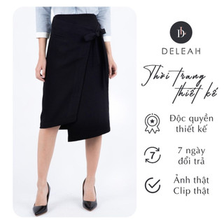 DE LEAH - Chân váy midi nơ eo - Thời trang thiết kế