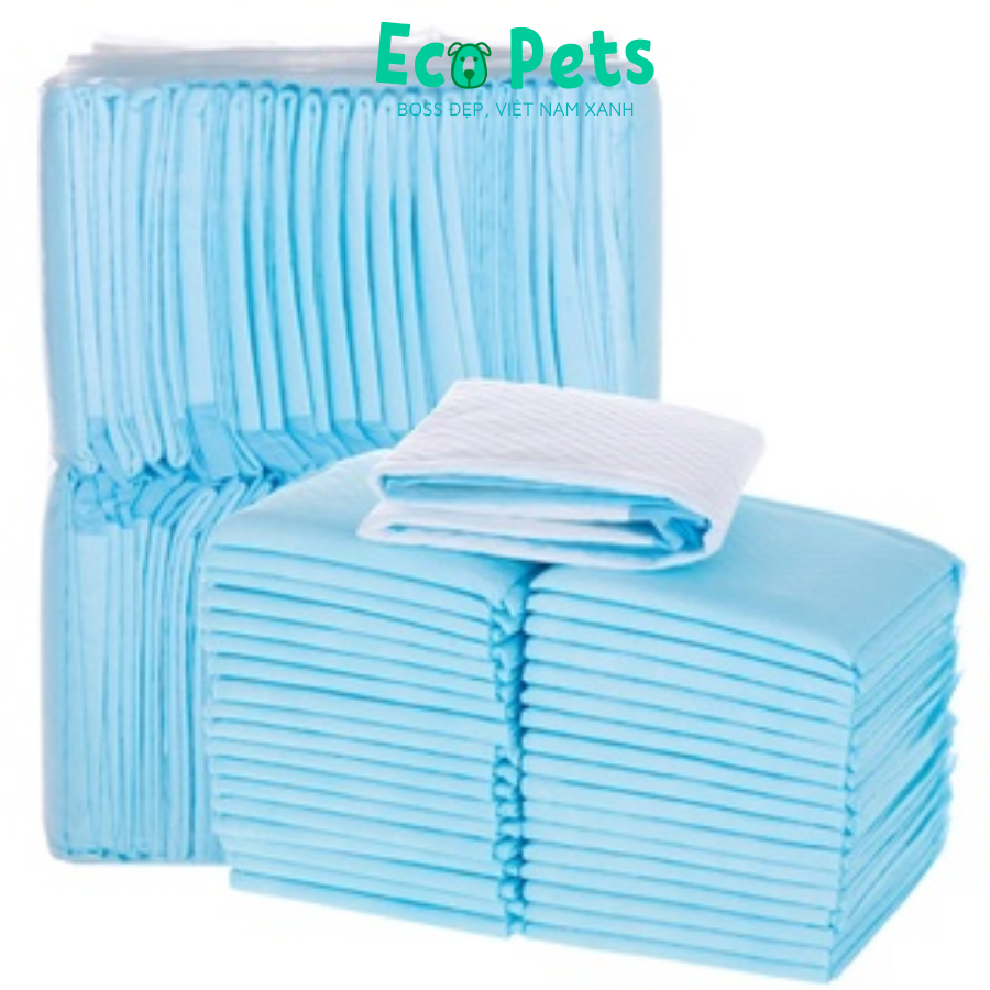Tã lót miếng lót chuồng ECOPETS cho chó mèo siêu thấm hút dùng cho khay vệ sinh chó tã cho mèo bầu mèo con - size S/M/L
