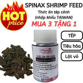 SpinaX Shrimp Feed - Thức ăn tép cảnh siêu bu nhập khẩu Đài Loan giúp tép lớn nhanh, sinh sản tốt.