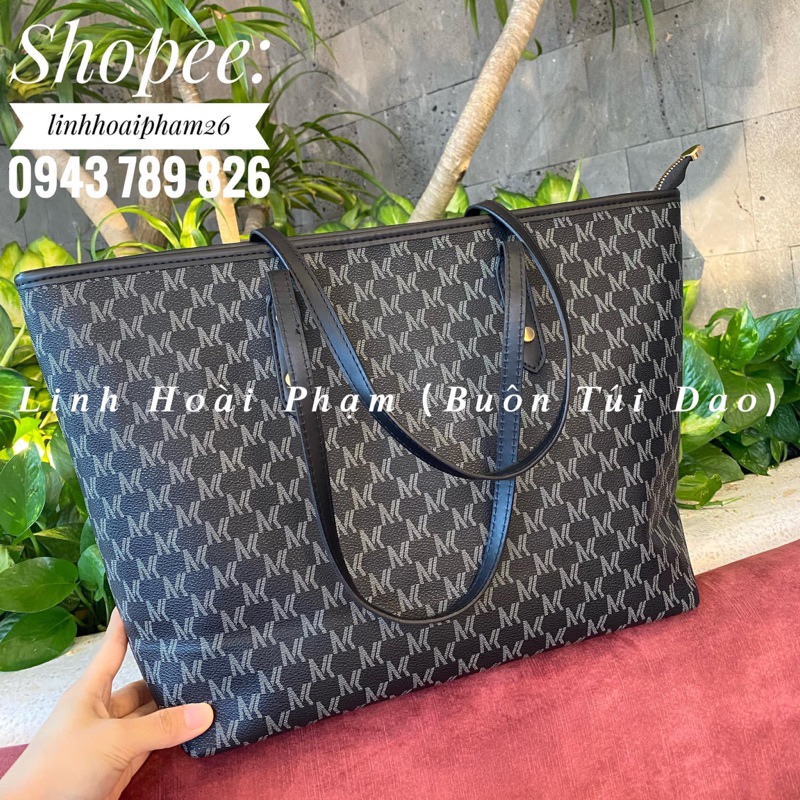 Túi xách công sở đeo vai bigsize thiết kế đơn giản có khoá kéo