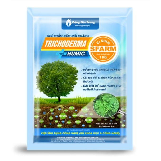 Nấm Đối Kháng Trichoderma Plus Humic SFARM - 1Kg