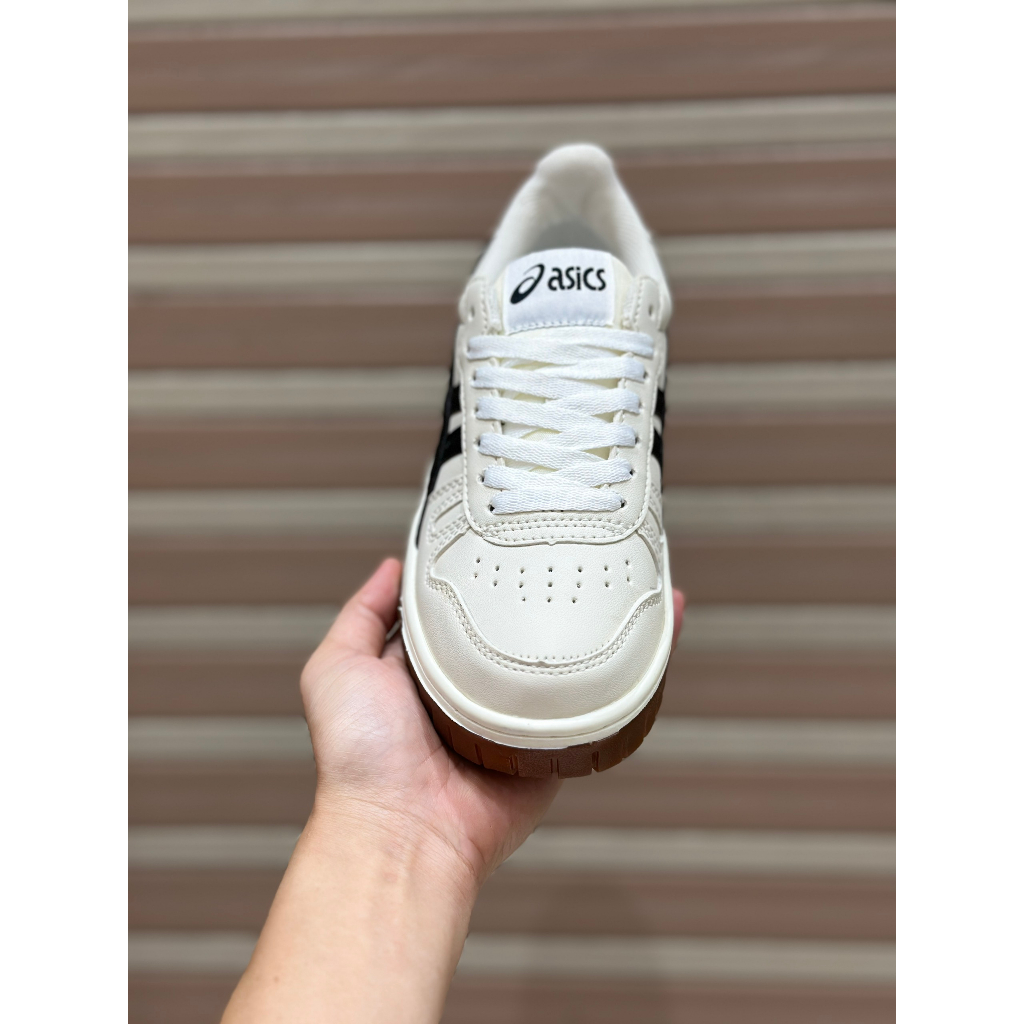 Giày Thể Thao Asics Court MZ Kem Đen Và Kem Xám Mẫu Mới Thiết Kế Độc Lạ Hàng Hot Trend 2023