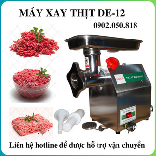 Máy xay thịt công nghiệp đa năng DE12 công suất 800w Máy đùn thịt inox bảo hành 12 tháng