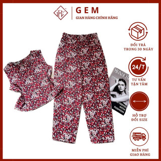 Đồ bộ chất mát có BIGSIZE 80kg, dễ mặc đi chơi hay làm việc nhà đều sang chảnh - GEM Fashion