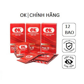 Bao cao su OK chính hãng eCare, có 4 mùi