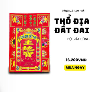 Cúng thổ địa, giấy cúng đất đai - vàng mã Nam Phát