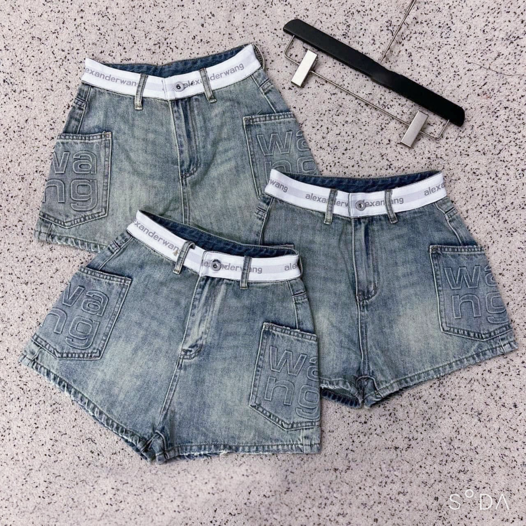 Quần short MYK Jeans - Quần short jean in Chử Wang