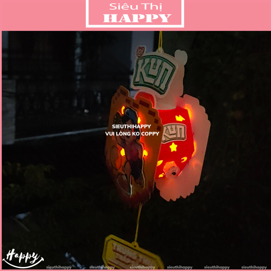 Lồng đèn siêu Kun trung thu thắp sáng 2023.