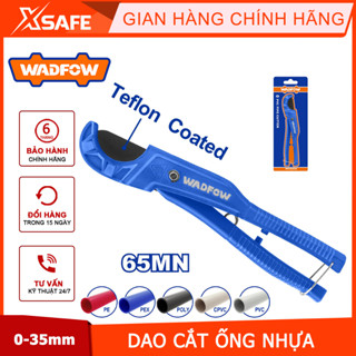 Kéo cắt ống nhựa WADFOW WPC54636 3-35mm, dao cắt ống nhựa PVC, PE, POLY, PEX, CPVC lưỡi dao sắc bén, vết cắt rất gọn, tr