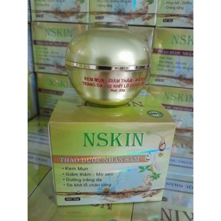 kem thảo dược nhân sâm nskin