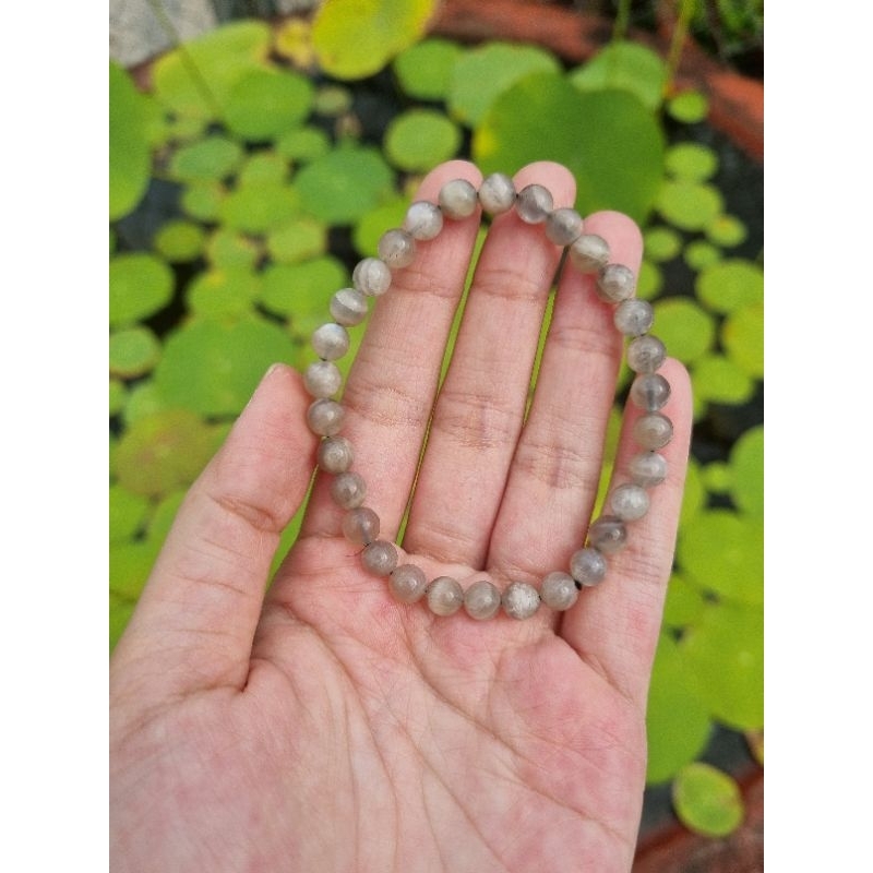 Vòng Sunstone xám 5ly, 6.3 - 7ly