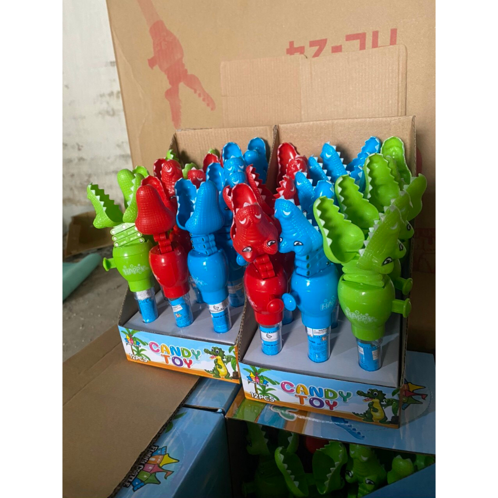 Kẹo đồ chơi Gator Chomp cá mập Shark hàng sẵn