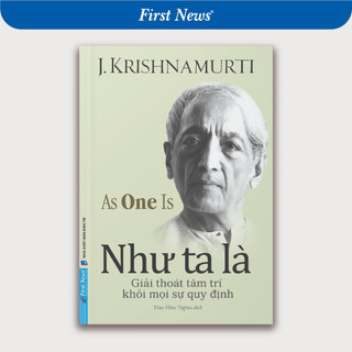 Sách - như ta là j. krishnamurti - first news