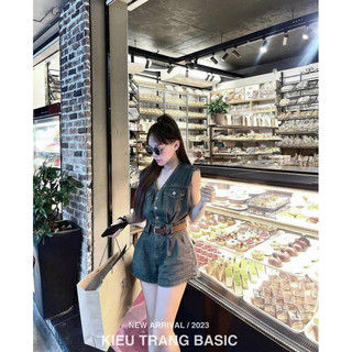 Jum jean kèm dây nịt siêu xinh