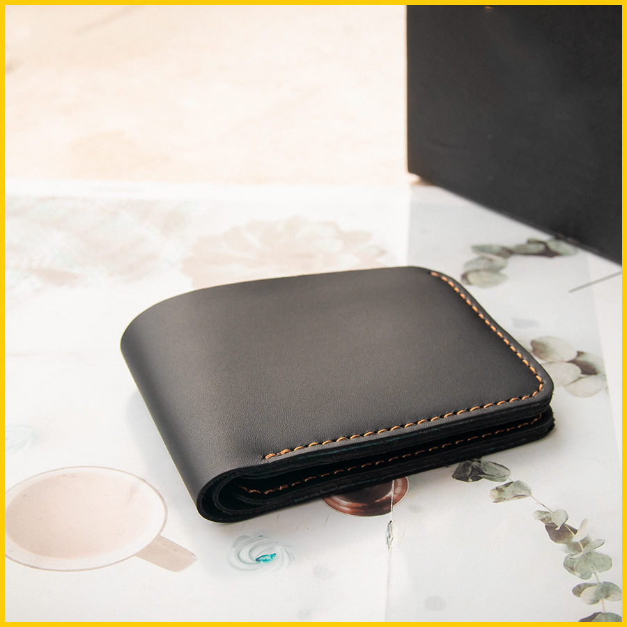 Ví nam mini AD08, bóp nam da bò nguyên tấm may thủ công thiết kế nhỏ gọn đơn giản, bảo hành da 06 tháng - Zen Leather