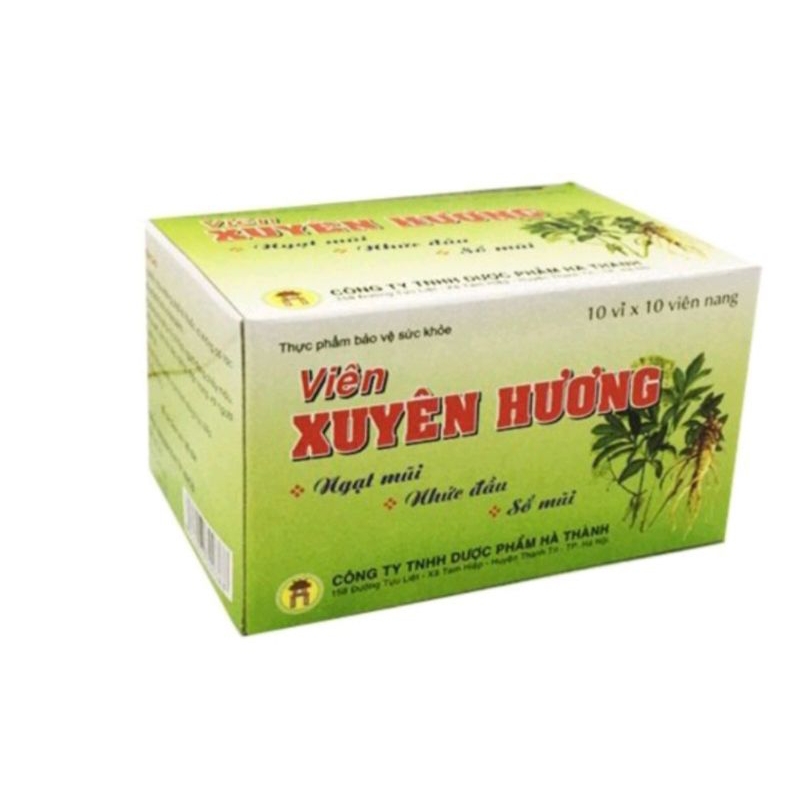 Cảm Xuyên Hương Hà Thành hộp 100 viên ( mua 3h tặng 1 bổ phế)