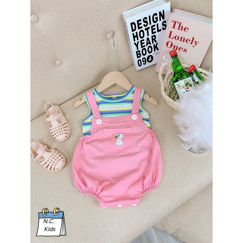 SET BODY CHIP ÁO THUN LEN SÁT NÁCH BÉ GÁI SIÊU XINH 3-13KG