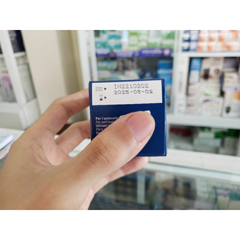 Hộp 5 que thử Triglyceride dùng cho máy đo mỡ máu chính hãng