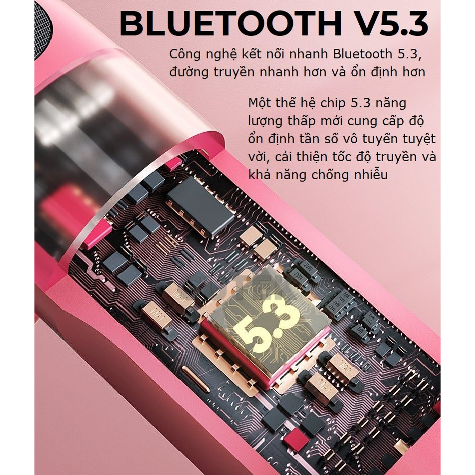 Tai nghe bluetooth Disney Gutek Q50 nhét tai không dây âm thanh chất lượng micro đàm thoại chống ồn