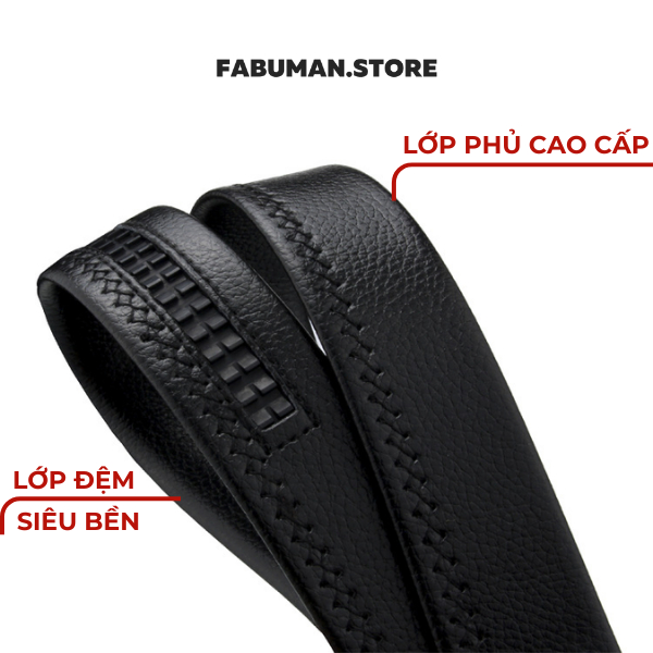 Thắt lưng nam cao cấp da bò nguyên miếng MIAA khoá cài tự động kết hợp hợp kim chống rỉ,Dây thắt lưng nam có bảo hành