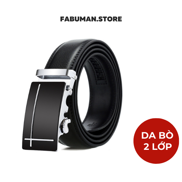 Thắt lưng nam cao cấp da bò nguyên miếng MIAA khoá cài tự động kết hợp hợp kim chống rỉ,Dây thắt lưng nam có bảo hành
