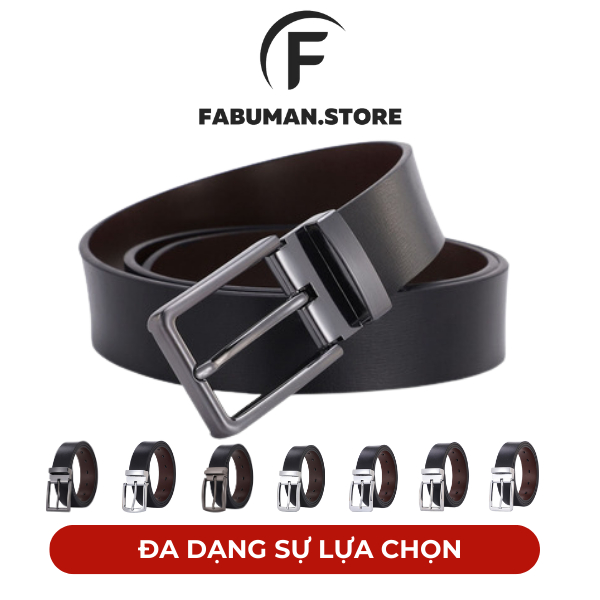 Thắt lưng da nam da mềm cao cấp MIAA dây nịt khoá hợp kim đúc dây tự động, Dây thắt lưng nam Khoá Kim lỗi 1 đổi 1