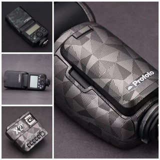 Skin 3M đèn flash Godox,canon,nikon,sony,shanny - Inb tên đèn cho shop để đặt đúng loại