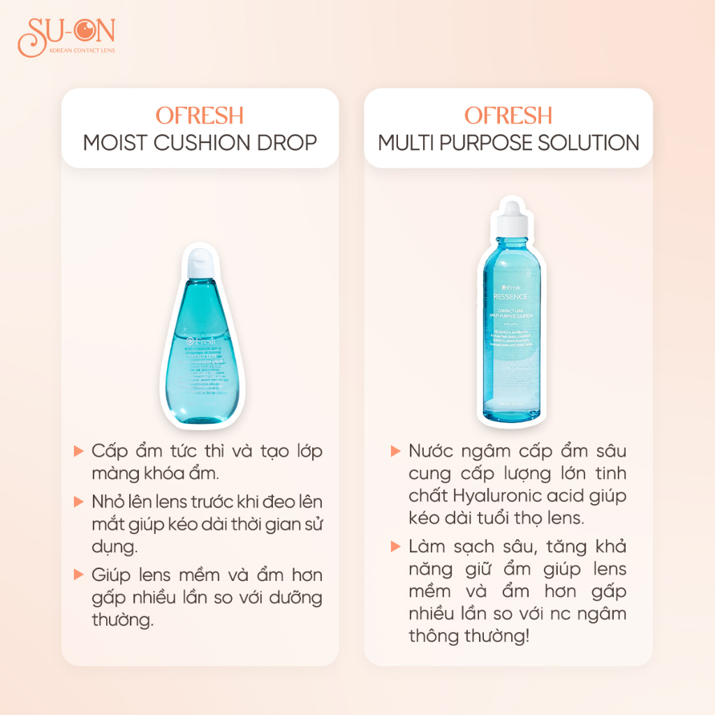 SERUM CẤP ẨM CHUYÊN SÂU CHO LENS -  Dung dịch siêu cấp ẩm & nước ngâm tinh chất cho kính áp tròng của Olens