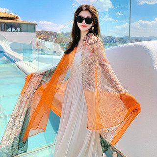 Khăn Voile tằm, Khăn choàng đi biển siêu Hot