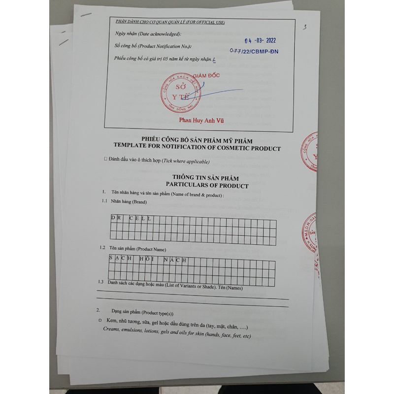 Sạch hôi nách làm sạch mồ hôi, khử mùi thên tự tin Dr.cell 10ml SAN03