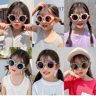 Kính mát trẻ em, kính gấu thời trang cho bé gái bé trai chống tia UV TE04