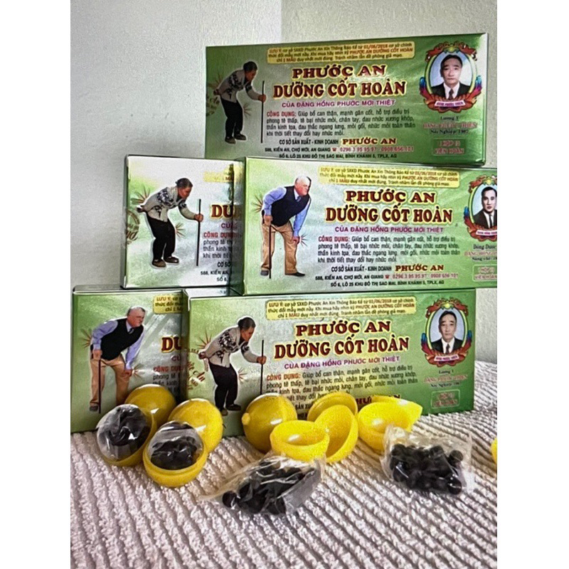(Chính hãng) PHƯỚC AN DƯỠNG CỐT HOÀN - Viên uống hỗ trợ xương khớp