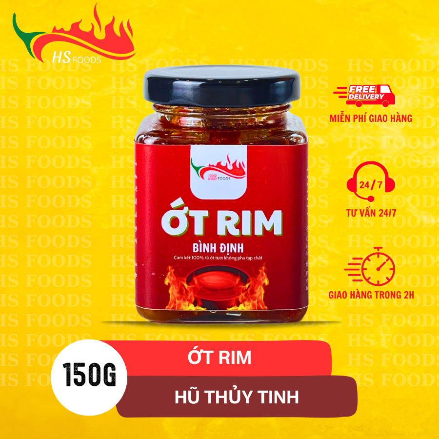 TƯƠNG ỚT RIM BÌNH ĐỊNH SIÊU NGON - LOẠI 1 - HỦ 150GR