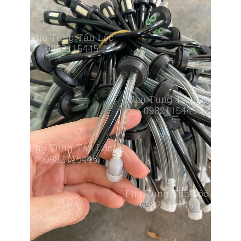 Dây ty ô xăng máy cắt cỏ 3 lỗ kèm thông khí