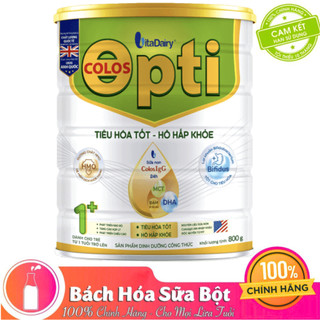 Sữa bột Vitadairy Colos Opti 0+/1+ 800g