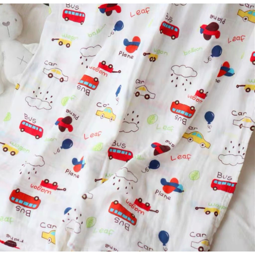 Chăn Đắp, Khăn Tắm Dày Cho Bé Yêu Dùng Quanh Năm Mềm, Mịn, Mát Không Nhăn Xù