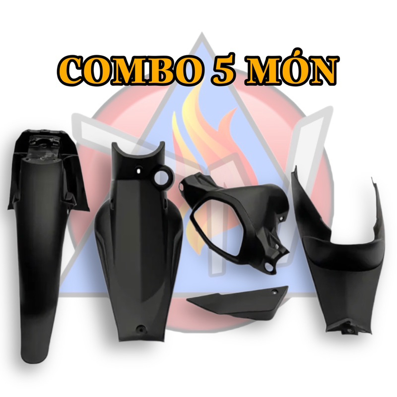 Bộ nhựa nhám sirius 6 món