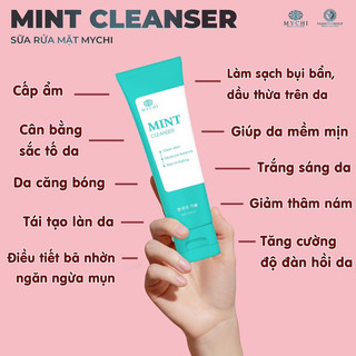 Sữa Rửa Mặt Mint Mychi (phiên bản to gấp 4 lần) Thảo Mộc 37