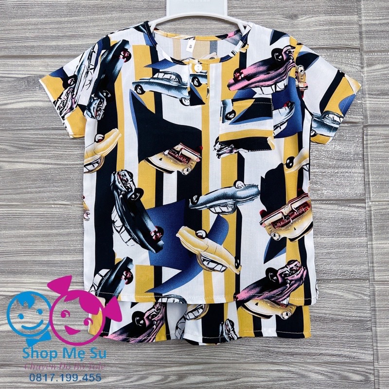 LBộ tole bé trai tay ngắn quần đùi size 9-37kg