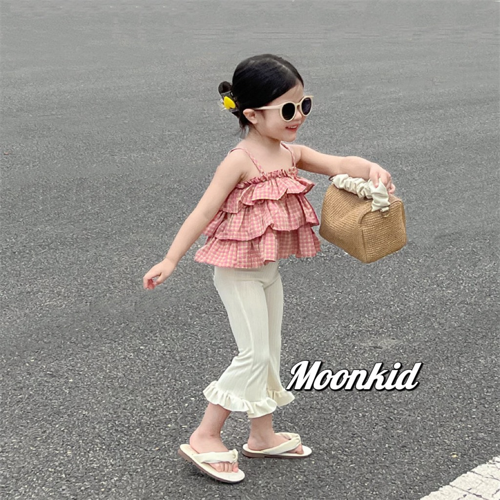 BỘ HAI DÂY TẦNG QUẦN ỐNG LOE BÈO BÉ GÁI 10-38KG