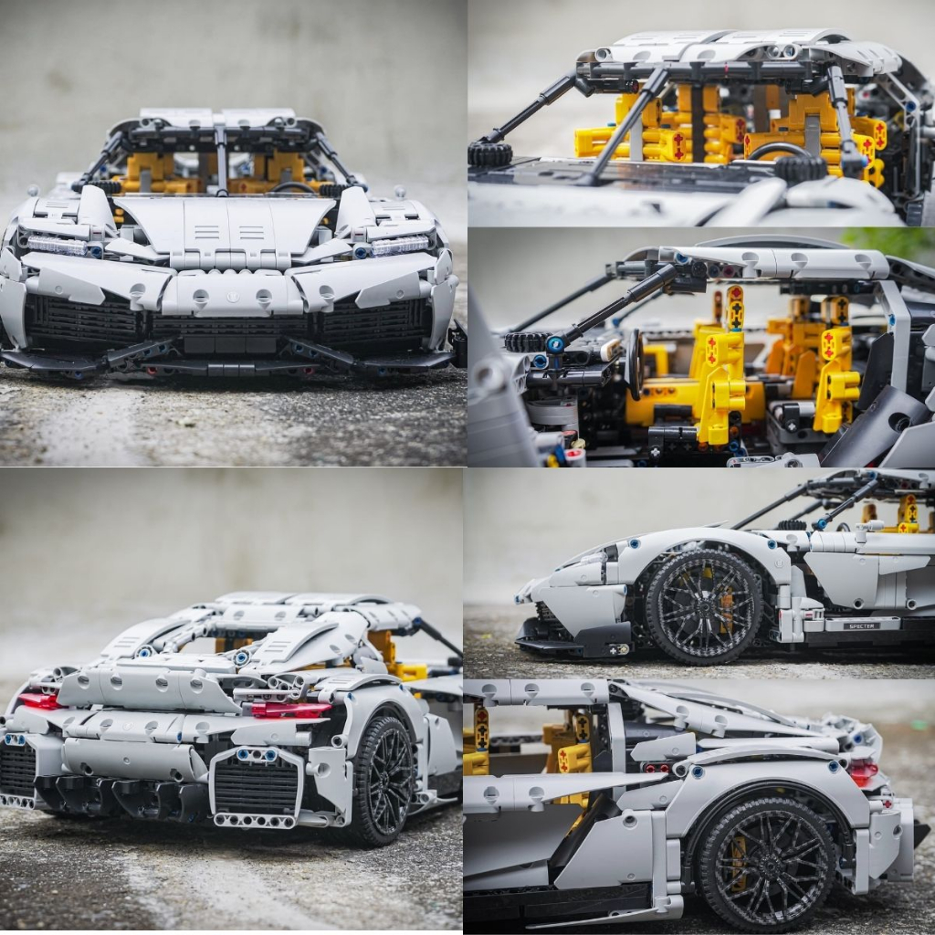 Mô hình lắp ráp siêu xe technic tỉ lệ 1:8 Koenigsegg Gemare Moyu SKU 88012 3508 PCS cung cấp bởi Pluton