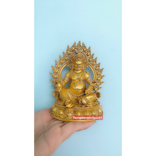 Tượng đồng Hoàng thần tài mật tông cao 11 cm